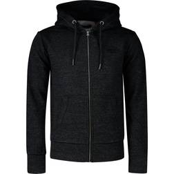 Superdry Orange Label Classic Hooded Jacket - Black Snow Heather