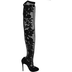 Dolce & Gabbana Over Knee High Boots - Black