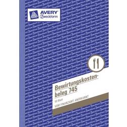 Avery Bewirtungskosten -Beleg 745 A5