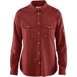 Fjällräven Övik Travel Shirt LS W - Raspberry Red