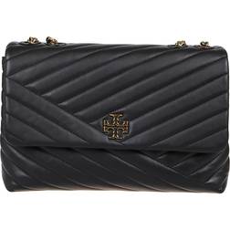 Tory Burch Kira Chevron Convertible Shoulder Bag - Black