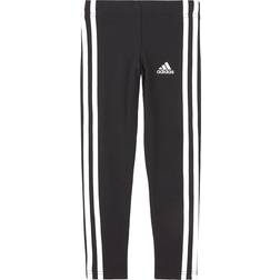 Adidas Girl's Essentials 3-Stripes Leggings - Black/White (GN4046)