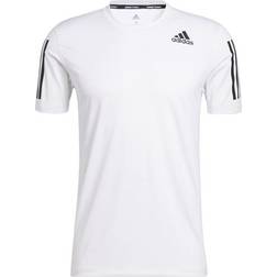 Adidas Techfit 3-Stripes Fitted T-shirt Men - White