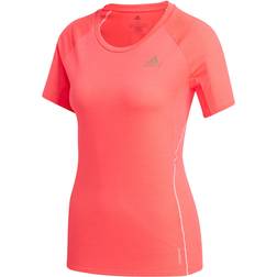 Adidas Runner T-shirt Women - Signal Pink