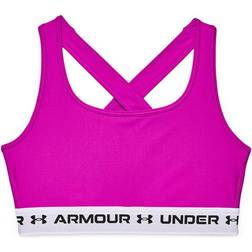 Under Armour Mid Crossback Sports Bra - Pink