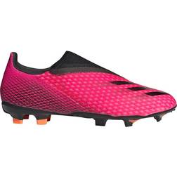 Adidas X Ghosted.3 Laceless FG M - Shock Pink/Core Black/Screaming Orange