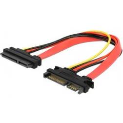 DeLock 22 Pin SATA-SATA M-F 0.2m