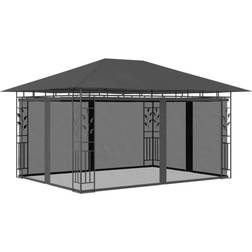 vidaXL Gazebo with Mosquito Net 4x3 m