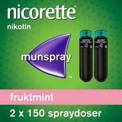 Nicorette QuickMist Fruktmint 1mg 2 st 150 doser Munnspray