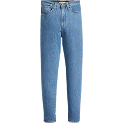 Levi's High Waisted Taper Jeans - Mid Stone Wash