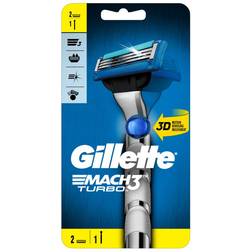 Gillette Mach3 Turbo Razor + 2 Razor Blade