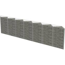 vidaXL Gabion Wall 177.2x39.4"