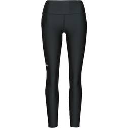 Under Armour HeatGear Armour Hi-Rise Leggings Women - Black/Metallic Silver