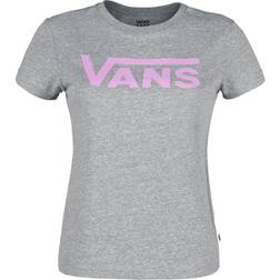 Vans Flying V Crew Tee - Cement Heather/Orchid