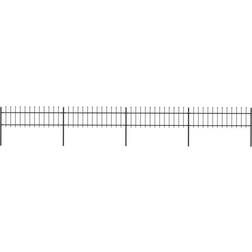 vidaXL Garden Fence with Spear Top 680x110cm