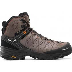 Salewa Alp Trainer 2 Mid GTX M - Brown-Wallnut/Fluo Orange