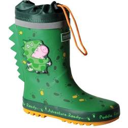 Regatta Peppa Pig Puddle Wellingtons - Dino Green