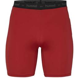 Hummel First Performance Tight Shorts Men - True Red
