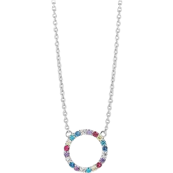 Sif Jakobs Biella Grande Necklace - Silver/Multicolour