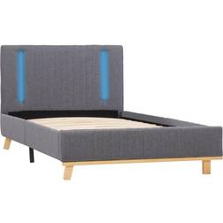 vidaXL Bed Frame with LED 80cm Bettrahmen 90x200cm