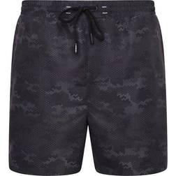 Dare 2b The Jenson Button Edit Retread Lightweight Shorts - Ebony Grey/Camo Print