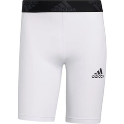 Adidas Techfit Short Tights Men - White