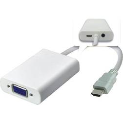 HDMI - VGA/USB Micro B/3.5mm M-F Adapter