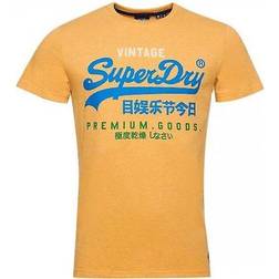 Superdry Vintage Logo Tri T-shirt - Mottled Ocher
