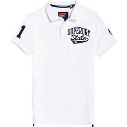 Superdry Classic Superstate Polo Shirt - White