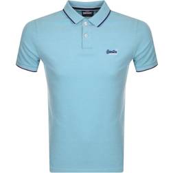 Superdry Poolside Pique Polo Shirt - Spearmint Grit