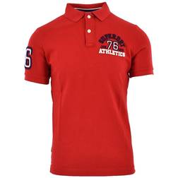 Superdry Classic Superstate Polo Shirt - Rouge Red