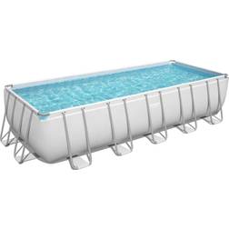 Bestway Power Steel Frame Pool Set with Sand Filter System 6.4x2.74x1.32m