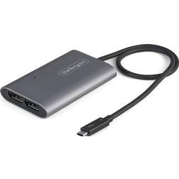 StarTech USB C-2xDisplayPort 1.4 M-F 1.5ft