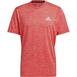 Adidas Aeroready Designed To Move Sport Stretch T-shirt Men - Scarlet Mel.