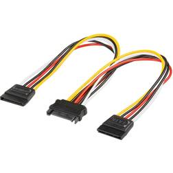 MicroConnect SATA-2SATA M-F 0.2m