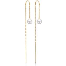 Mads Z Divine Earrings - Gold/Pearls