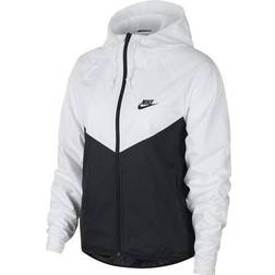 Nike Women's Sportswear Windrunner Jacket - White/Black/Black
