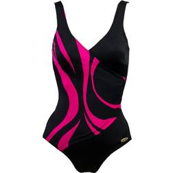 Damella Julia Swimsuit - Black/Cerise