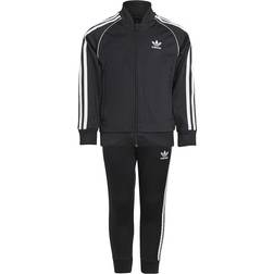 Adidas Kid's Adicolor SST Tracksuit - Black/White (H25260)