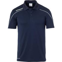 Uhlsport Stream 22 Polo Shirt - Navy/White