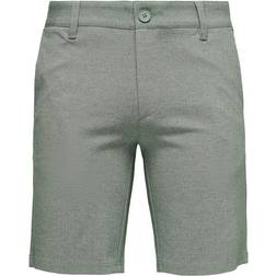 Only & Sons Chino Shorts - Green/Olive Night