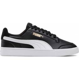 Puma Youth Shuffle Trainer - Black/White/Gold