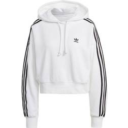 Adidas Women's Adicolor Classics Crop Hoodie - White