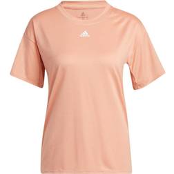 Adidas 3-Stripes Aeroready T-shirt Women - Ambient Blush