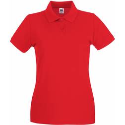 Fruit of the Loom Premium Short Sleeve Polo Shirt - Red