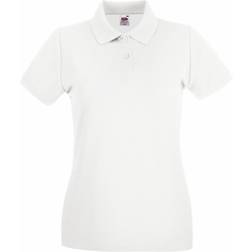 Fruit of the Loom Premium Short Sleeve Polo Shirt - White