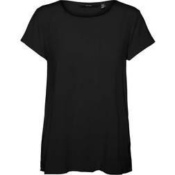 Vero Moda O-neck Short Sleeved Top - Black