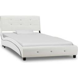 vidaXL Bed with Mattress 69.5cm Bettrahmen 90x200cm