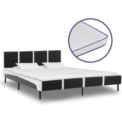 vidaXL Bed with Memory Foam Mattress 68cm Rahmenbett 180x200cm