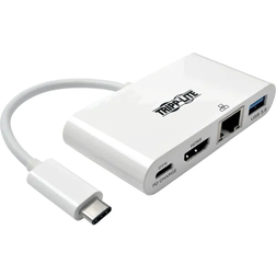 Tripp Lite 4K USB C-USB C/HDMI/RJ45/USB A M-F 3.0 0.1m